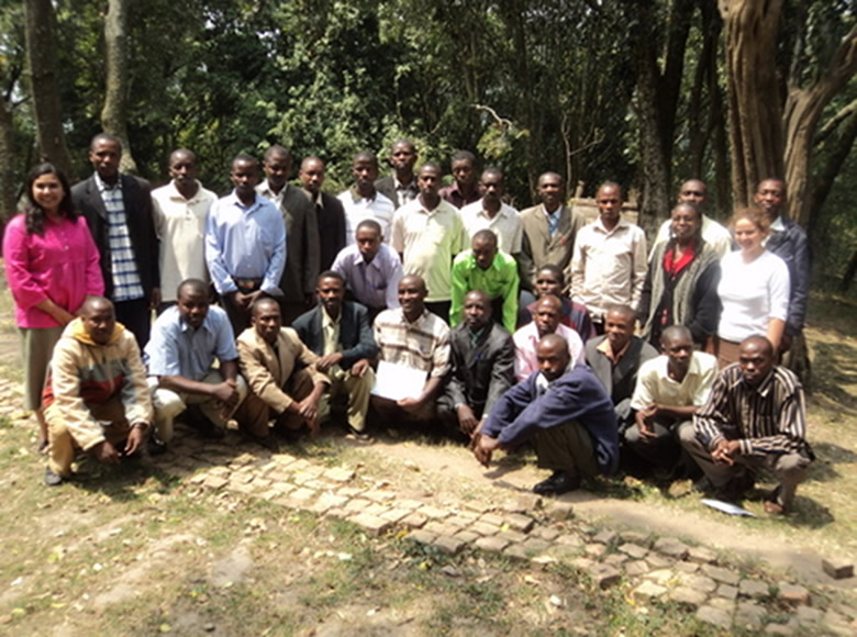 A group photo of the participants and some of their facilitators.